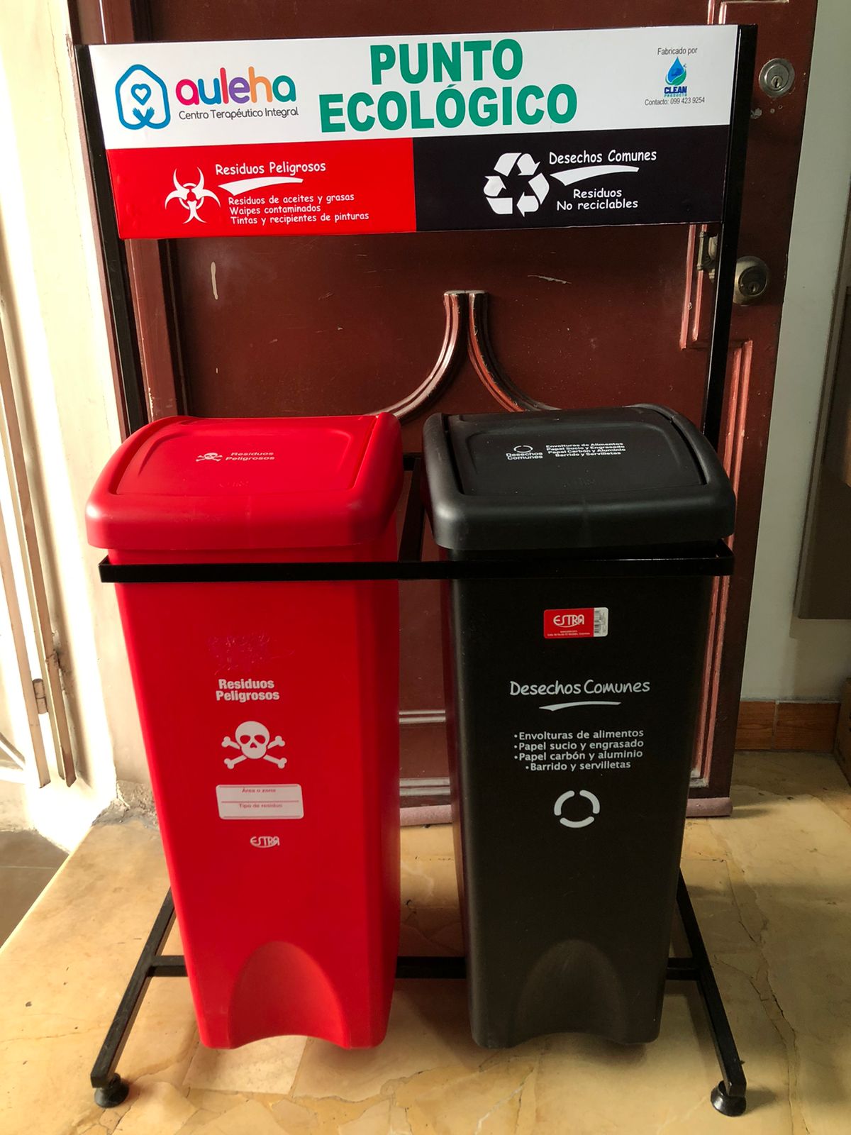 PUNTO ECOLOGICO 2 PUESTOS 53 LITROS